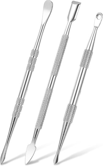 3-Piece Wax & Clay Carving Tool Set – Double-Ended Stainless Steel Sculpting & Modeling Tools